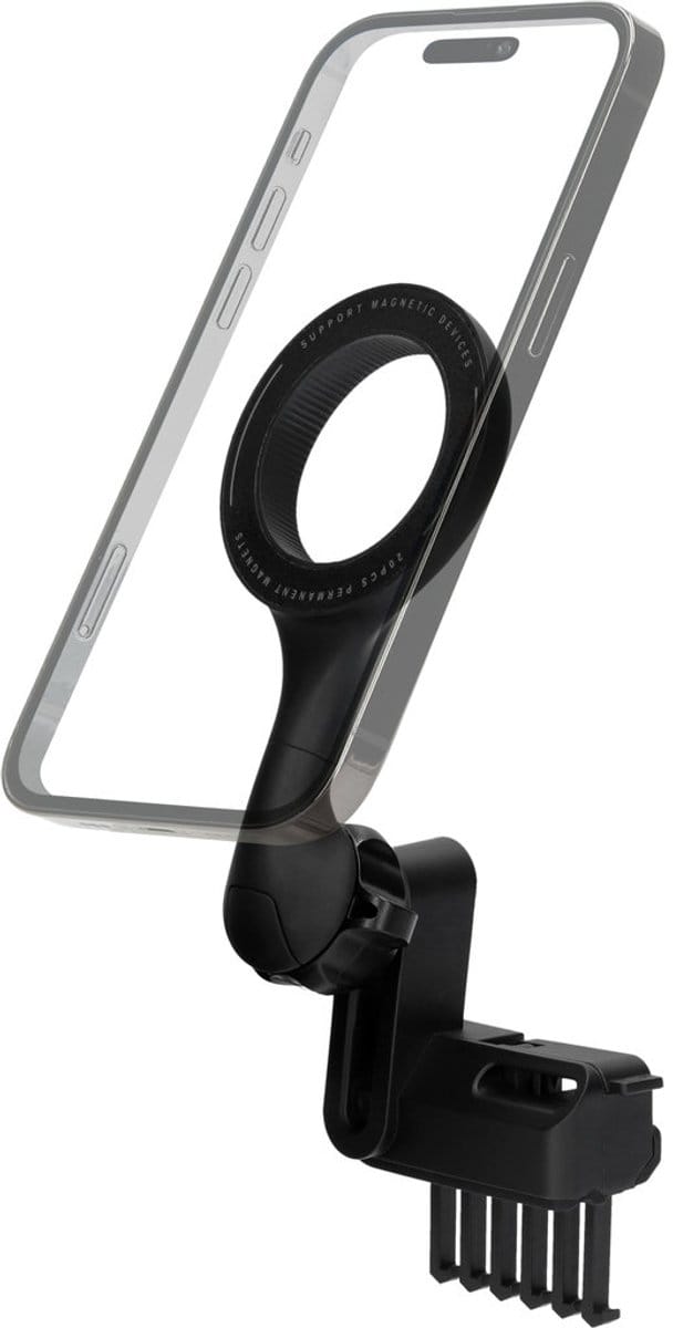 Mobiparts Magnetic Air Vent Holder for Tesla - Zwart