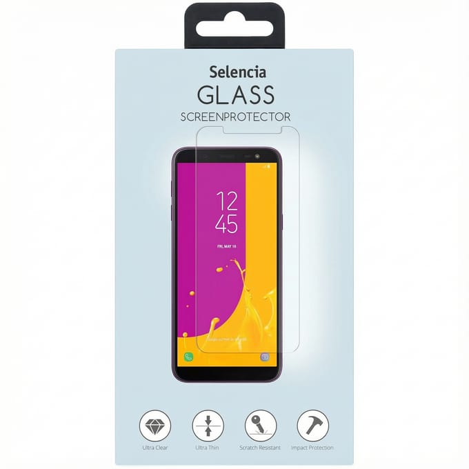 Selencia Gehard Glas Screenprotector voor de Samsung Galaxy J6