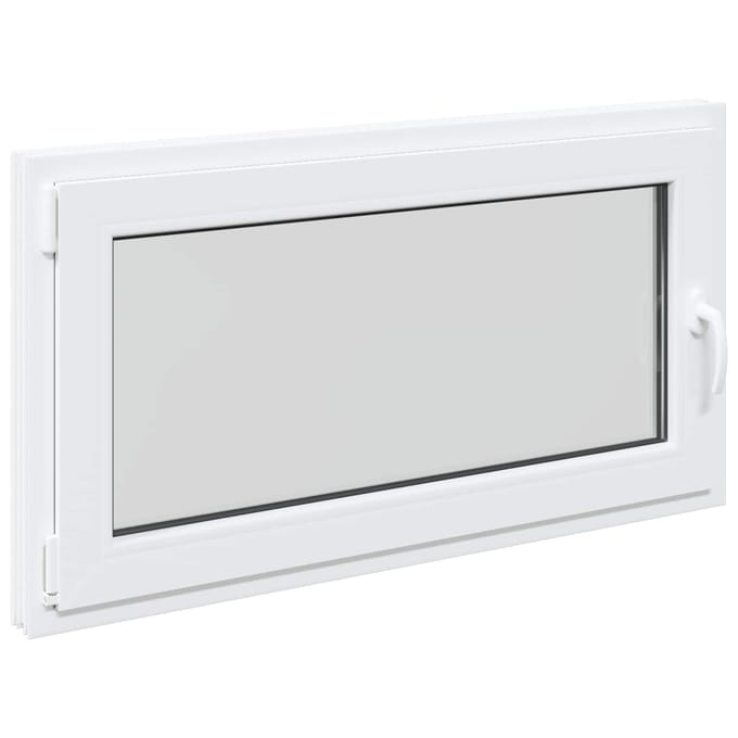 vidaXL - Kleur - binnenkant - kelderraam - Wit - RISOR - 110 - x - 55 - cm