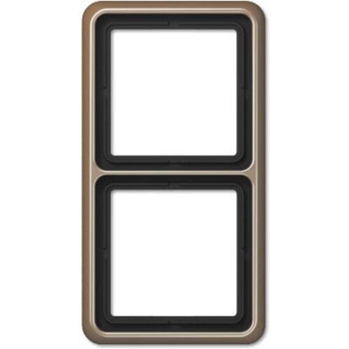 Jung CD582GB Afdekking Frame 2-voudig Brons 1 stuk(s)