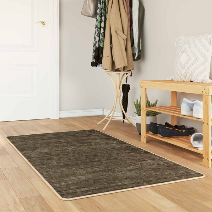 vidaXL - Tapijt - Runner - MARSA - Bosgroen - 100 - x - 150 - cm - Polyester - en - PVC