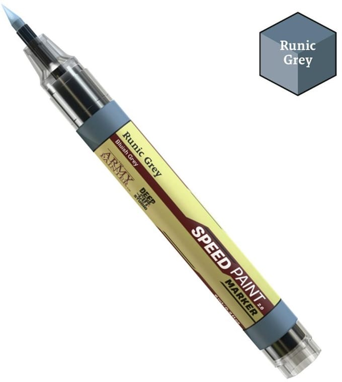 The Army Painter Speedpaint Marker - Runic Grey verfmarker voor miniaturen.