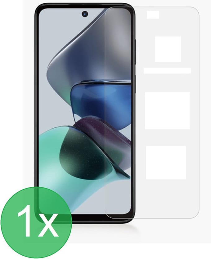 Screenprotector 1x Geschikt voor: Motorola Moto G23 - screen protector - glas - bescherm - beschermglas - ZT Accessoires