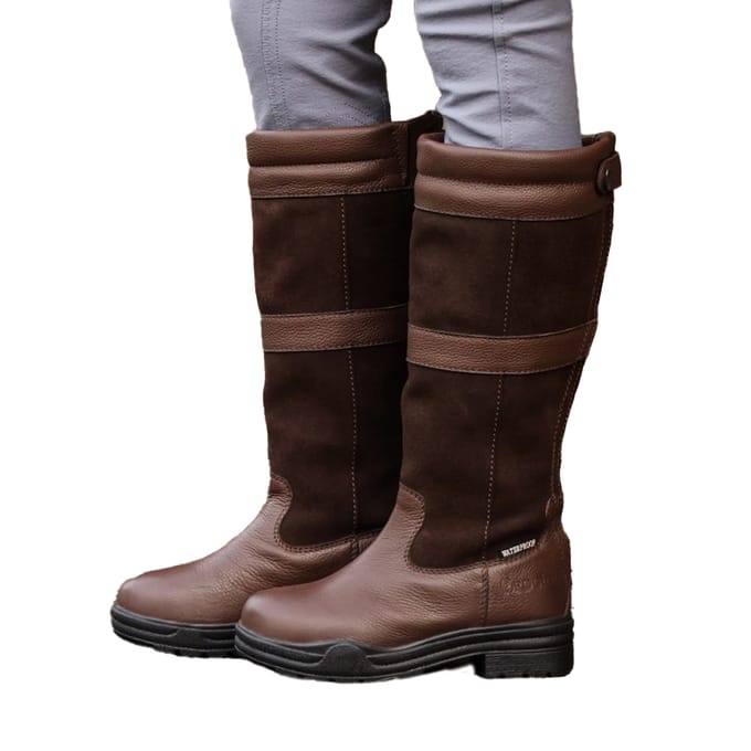 Brogini Kinderen/Kinderen Hollingworth Piccino Leren Laarzen met Ritssluiting (Bruin)