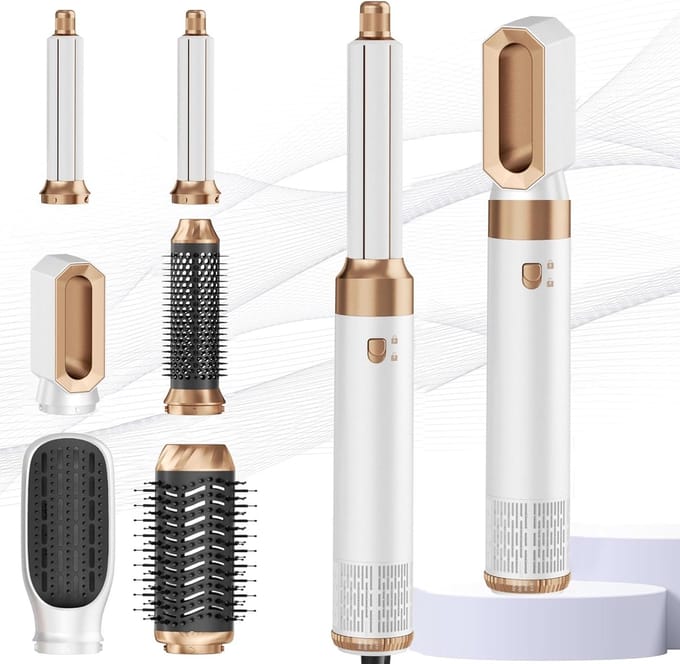 Haarstyler Multi - Luchtstyler Stylingtool - Dagelijks Haarstyling - Zes Functies - 5x5x15 cm
