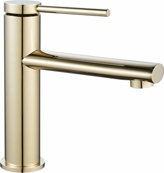 Rea Oval Gold Low - Wastafelkraan - Goud