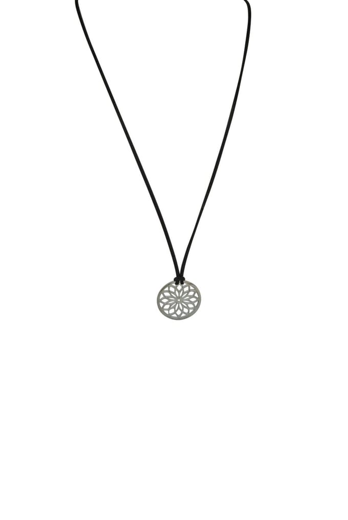 FlowJewels - ketting - koord - hanger - stainless steel