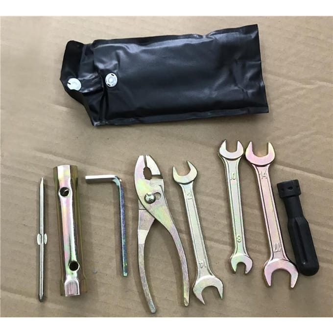 Kit d'outils universel Durable et Compact pour moto, pour Honda, Kawasaki, Suzuki, Yamaha gray