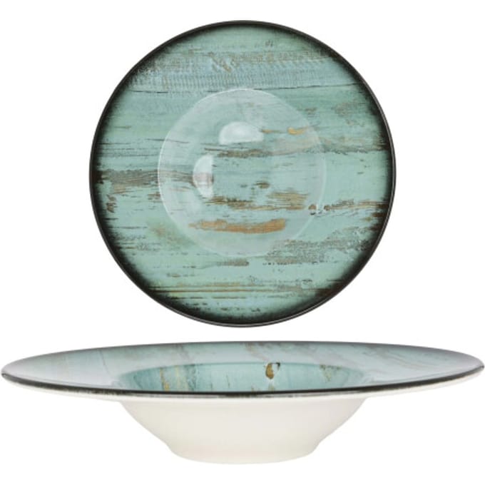Bonna Pastabord - Madera - Porselein - 28 cm (400cc) - set van 2