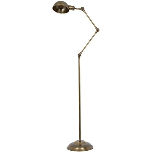 KS Verlichting Vloerlamp Nova Antiek Messing