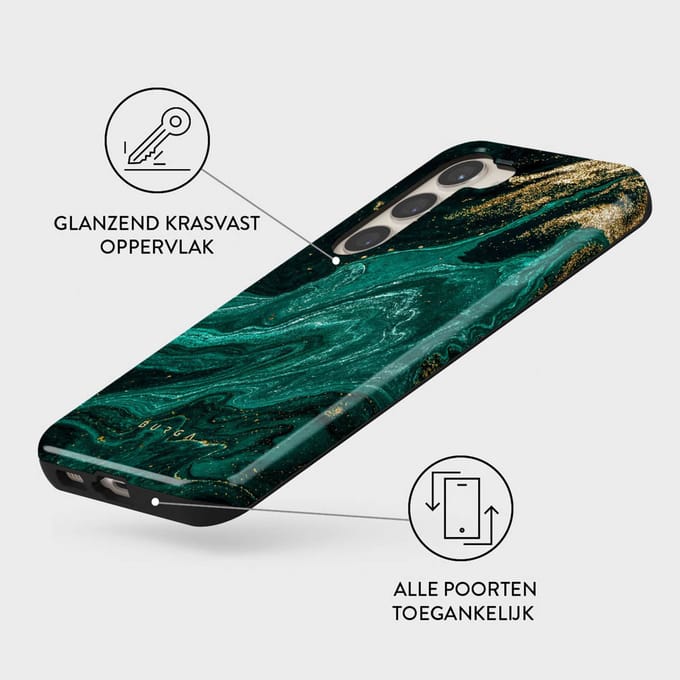 Burga Tough Backcover voor de Samsung Galaxy S23 - Emerald Pool