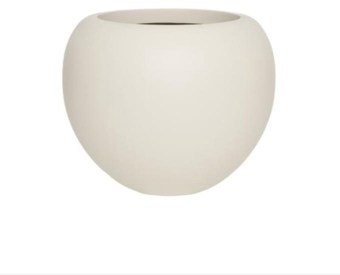 Pottery Pots - Plantenbak - Stream M - Ø57cm x H46,8cm - Silk White