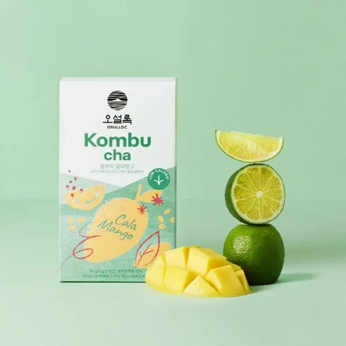 Osulloc Kombucha 5g x 10 Zakjes 3 Soorten Cala Mango white