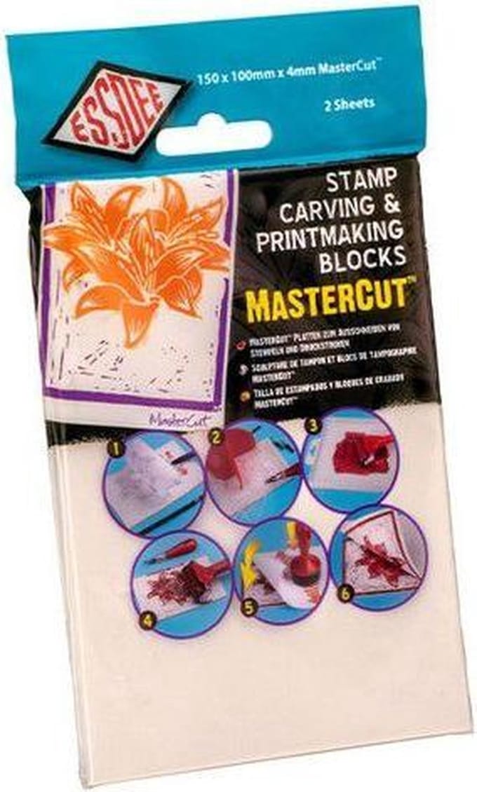 Essdee MasterCut stamp carving blocks 15 x 10 cm 2 stuks