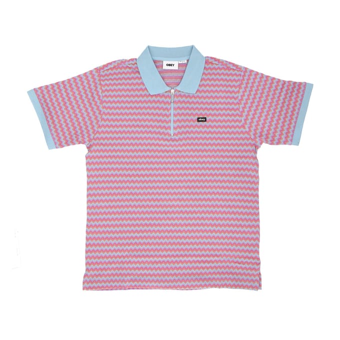 Polo met korte mouwen Heren Anno Jacquard Polo Hemelsblauw Multi