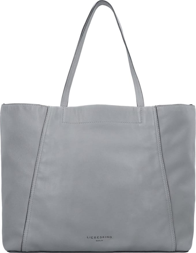 LIEBESKIND BERLIN Leren Schoudertas Chudy Sheep Natural Shopper Grigio Grijs
