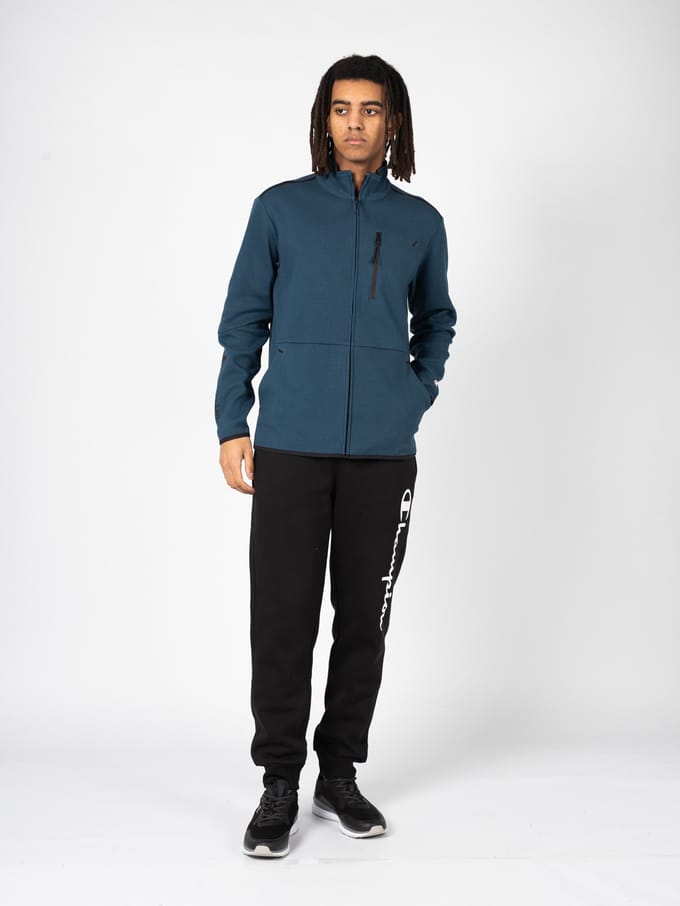 Champion blouse Full-zip Mannen blauw