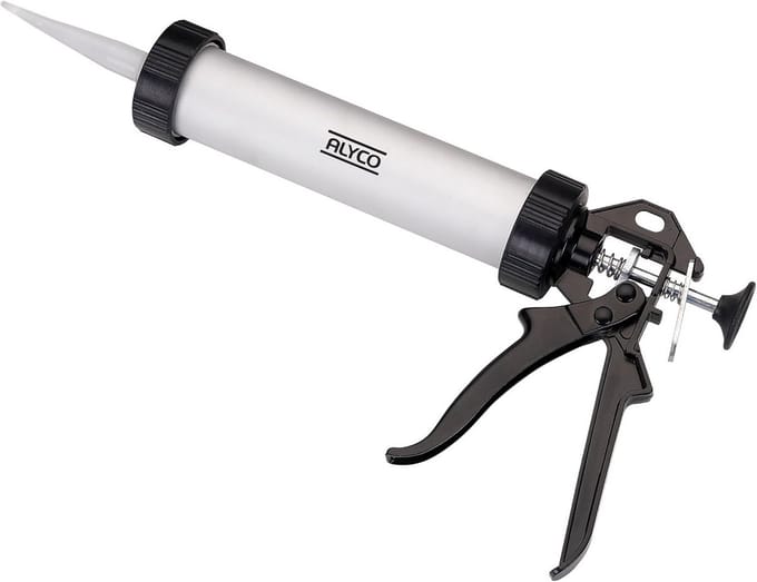 Applicator voor Mortel - Gesloten Buis met Aluminium Afwerking - 300 ml