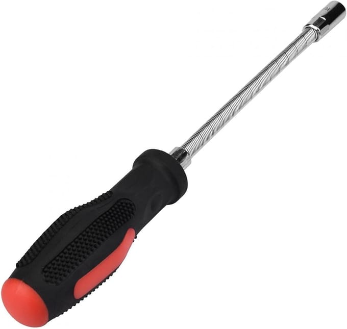 Schroef Tool - Flexibele Schroevendraaier - Moer Demontage - Zachte Staaf - 7mm Hoepel