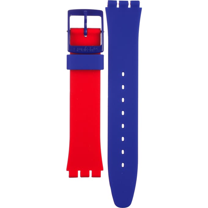 Swatch Plastic - Originals Medium (34mm) /Access/Solar/Musicall/Stop - G/SK/SL/SR/SS/SO28 AGS148 GS148 Blue Loop Horlogeband