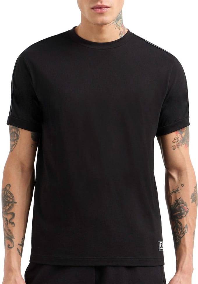 EA7 Logo Series Tape Cotton Shirt Heren - Maat XL
