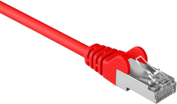 CAT5e FTP patchkabel - 5 meter rood - netwerkkabel - internetkabel - UTP kabel