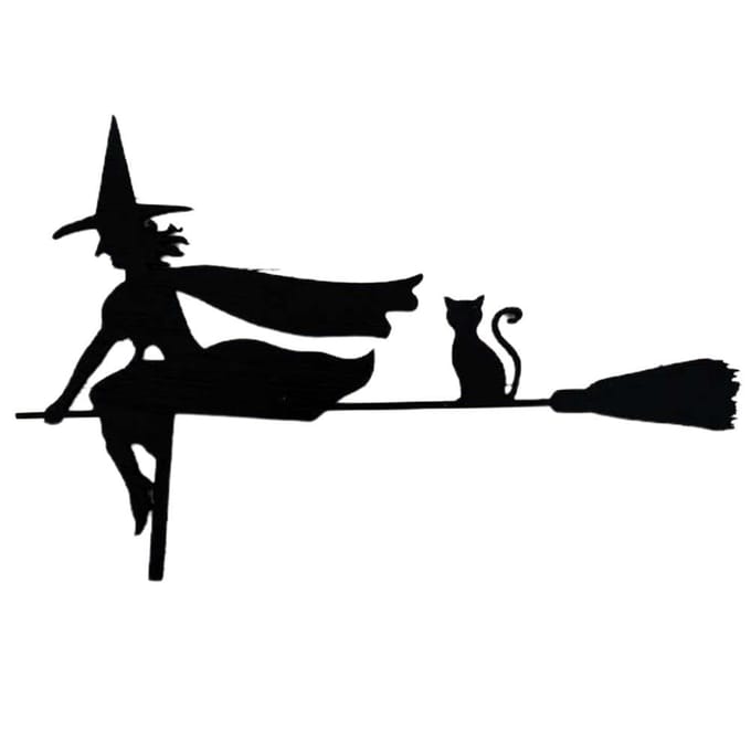 Panneau d'angle de porte Halloween Bois Sorcière Araignée Décoration Halloween Panneau Sorcière Halloween Décor Automne black