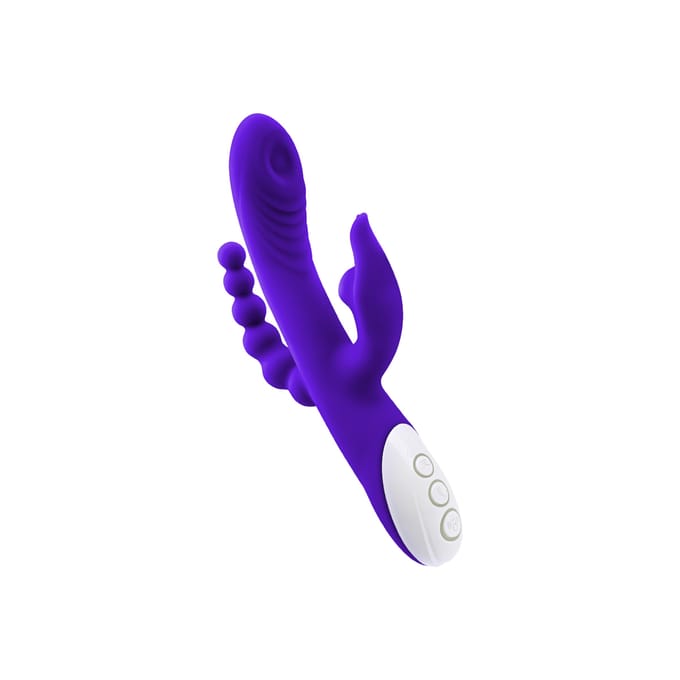 Evolved - Lick Me Triple Stim Vibe Vibrator - Paars