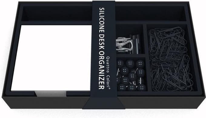 Bureau Organizer Quattro Colori Zwart