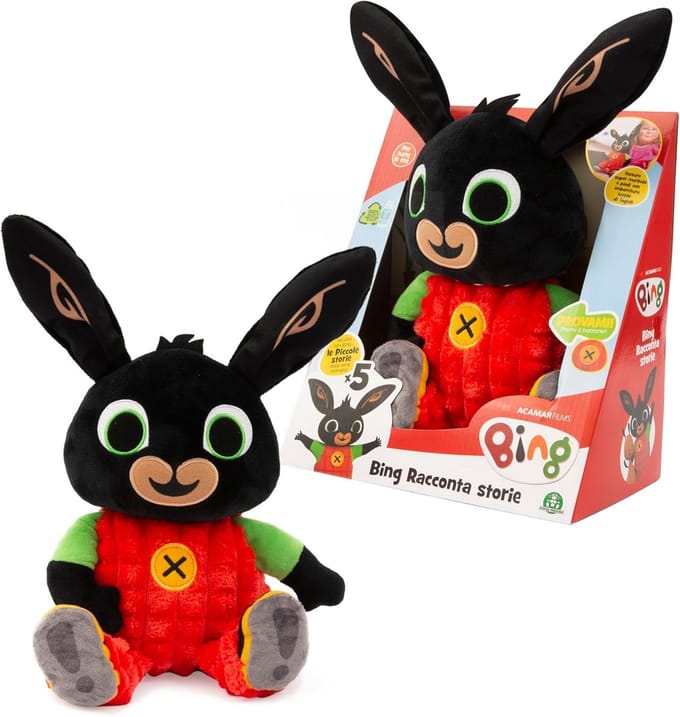 Verhaal Knuffel - Zachte Stoffen Pop - Kinderen Amuseren - Vertelt Vijf Verhalen - Normaal - Multicolore