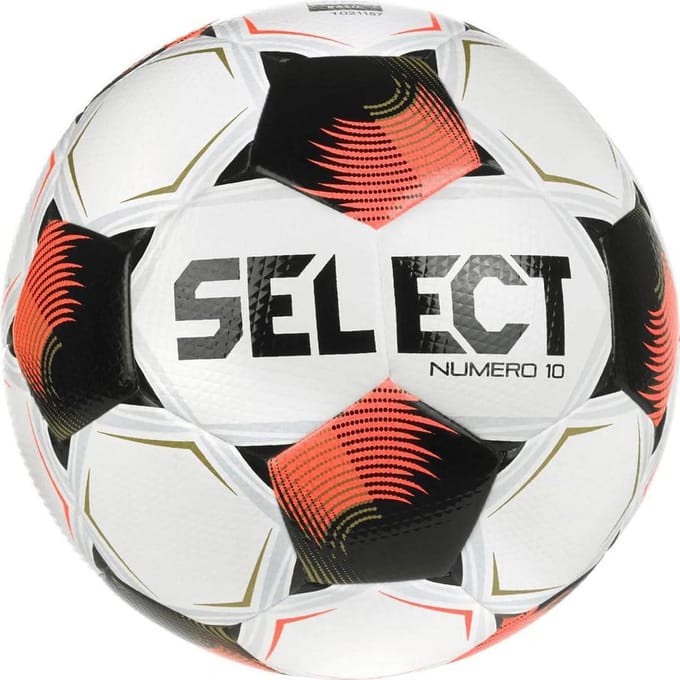 Select Numero 10 V26 (Size 4) Wedstrijd/Trainingsbal - Wit / Oranje | Maat: 4