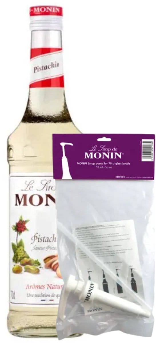 Monin Siroop Pistache 70 cl + Pompje