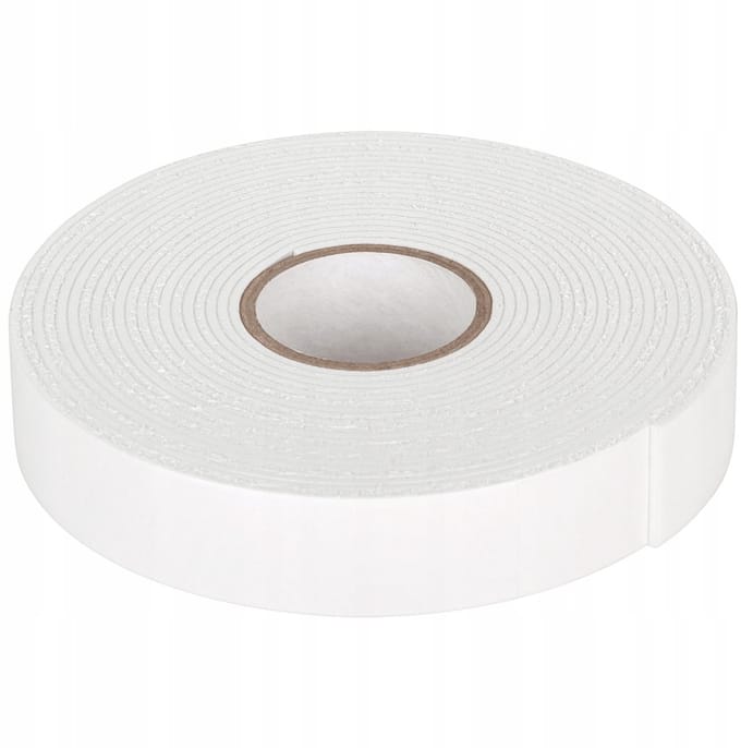 Rebel Dubbelzijdige Schuimtape 1,5mm x 20mm x 5m Wit