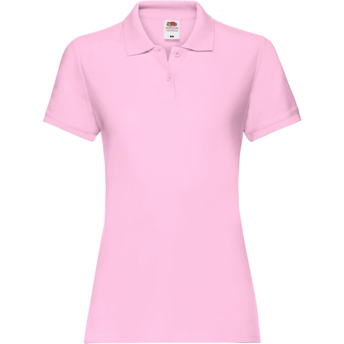 Fruit of the Loom Dames/dames Premium Poloshirt (Lichtroze)