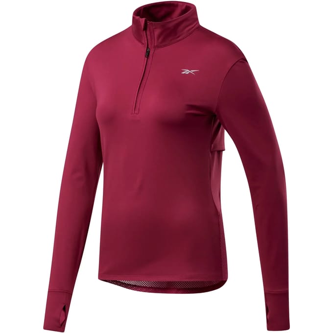 Sweatshirt Dames Reebok Running 1/4 Zip