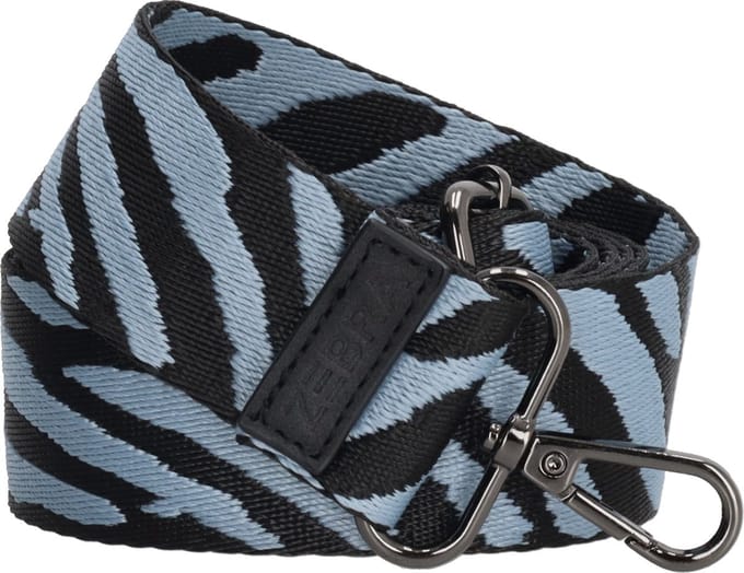 Zebra Trends Merel - Strap - Schouderband - Muskettonhaken - Lichtblauw