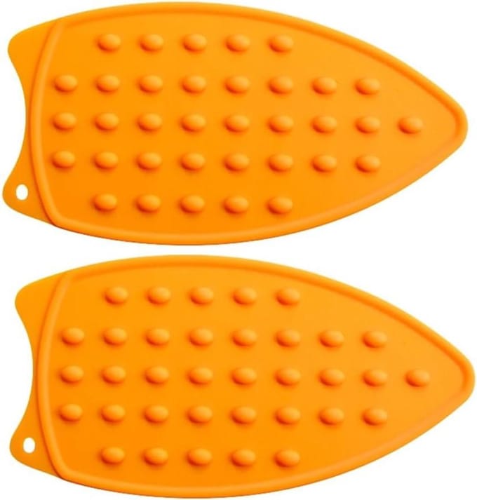 Strijkijzerkussen - Strijkmat - Veilig Strijken - Hittebestendig Siliconen - Mini Formaat - Oranje