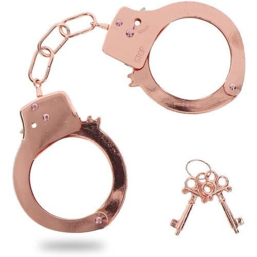 TOYJOY - Metal Handcuffs - Bondage / SM Cuffs Rose Gold
