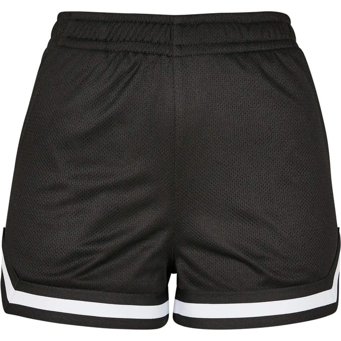 Urban Classics - Stripes Mesh Korte broek - 3XL - Zwart