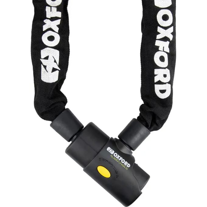 Oxford kettingslot LK132, 2 meter met alarm – gehard staal