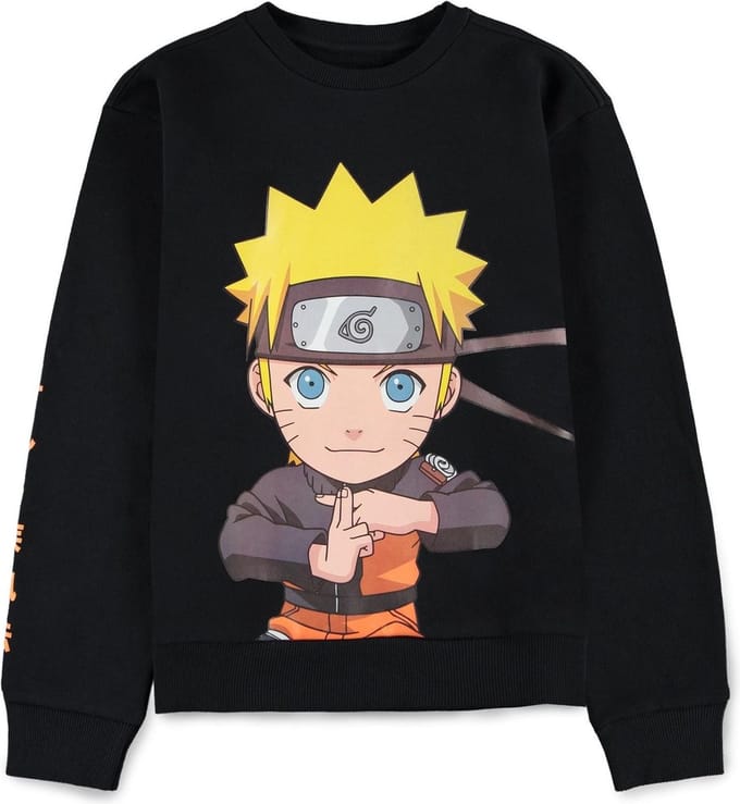 Naruto - Naruto Hand Sign Sweater/trui kinderen - Kids 170 - Zwart