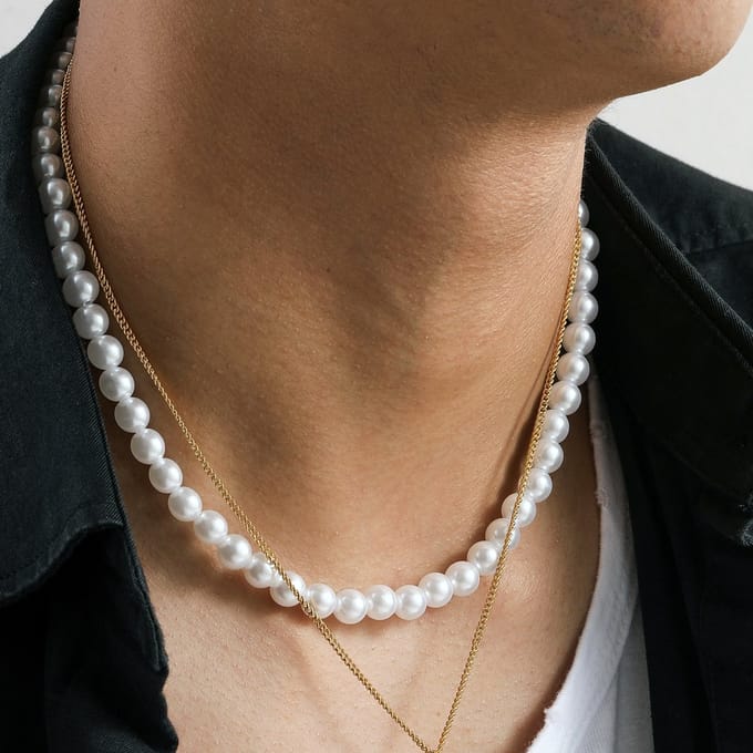 PROUD PEARLS® Parelketting voor mannen