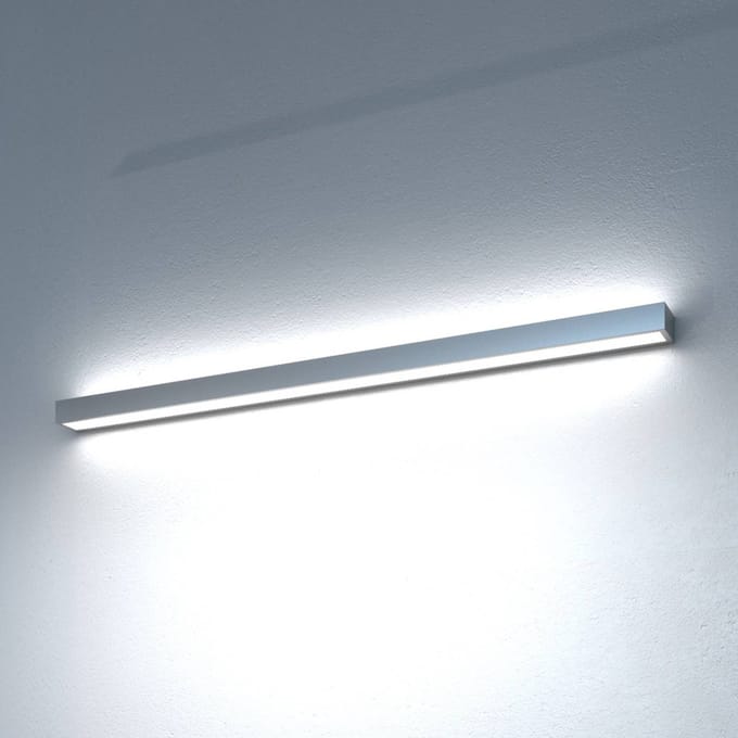 MCJ LED wandlamp Mera, breedte 80 cm, aluminium, 4.000K