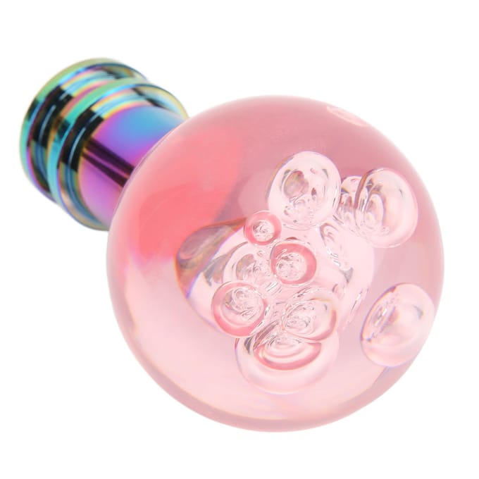 Versnellingspookknop met M8 M10 M12 Adapter Universele Acryl Transparante Bel Stijl Pookknop voor roze