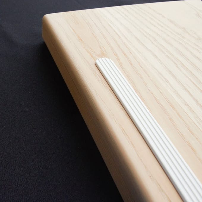 Antislipstrip - Wit – 3 antisliptapes met ronde uiteinden – 1,6cm x 85cm