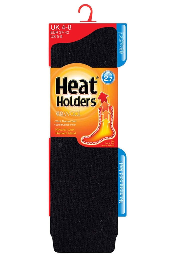 Heat Holders Dames Extra Lange Thermosokken 4-8 - Zwart