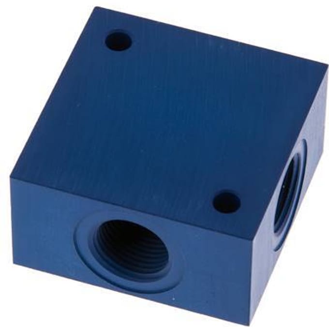 4-weg luchtverdeler G3/8'' Aluminium 16 bar (224.8 psi)