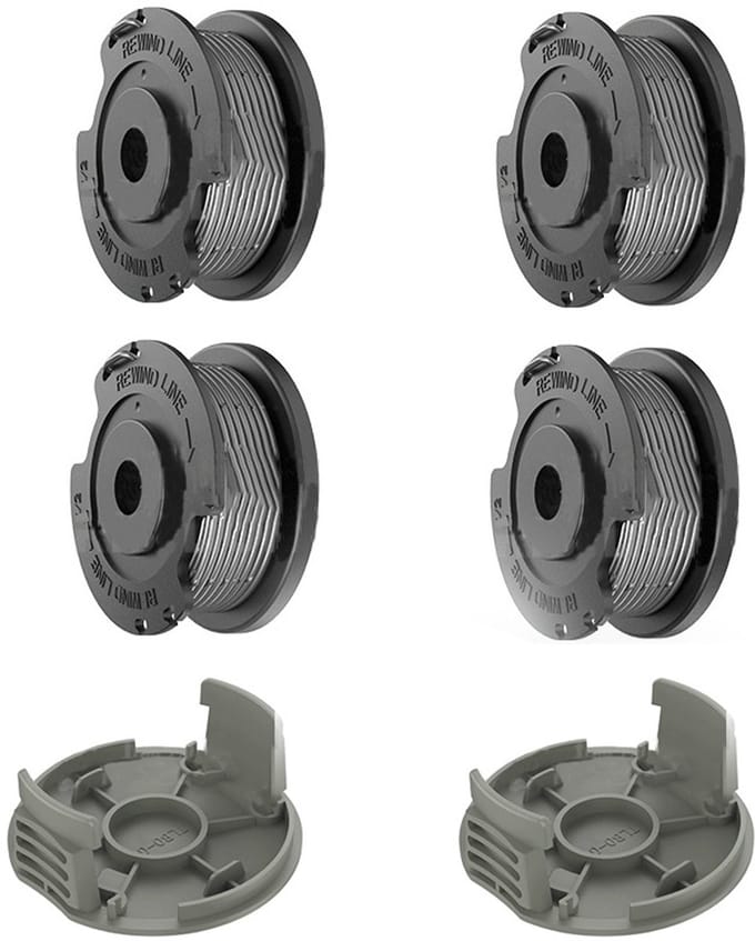 Vervangende spoel en dekselset Geschikt voor Bosch Easy GrassCut