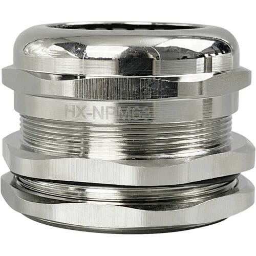 TRU COMPONENTS TC-10302860 Wartel M63 Messing (vernikkeld) Metaal 1 stuk(s)