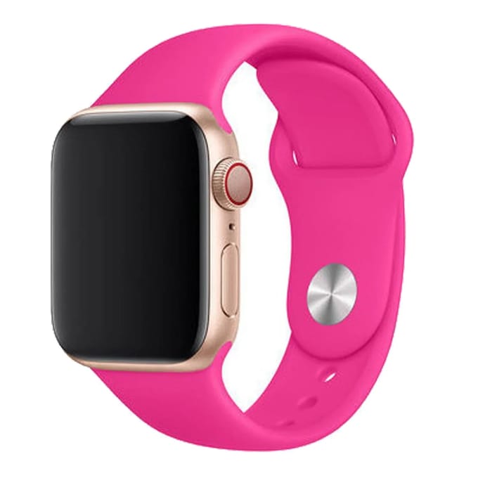 2+1 | Apple Watch Bandje Vyon - Siliconen - Felroze
